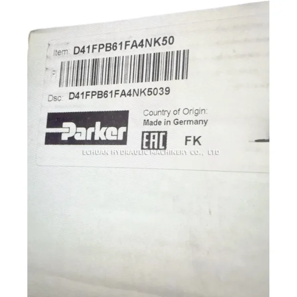 Parker D41FBE02FC4NF00